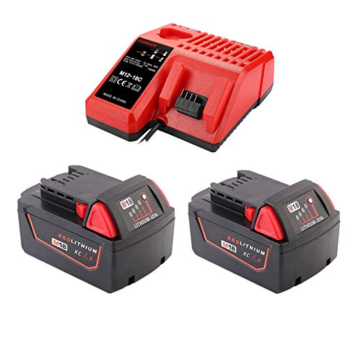 Chargeur+2 batteries pour Milwaukee
