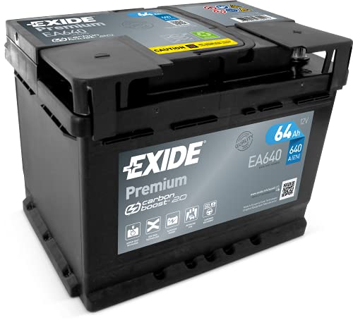 EXIDE Batterie de Voiture 64Ah 640A